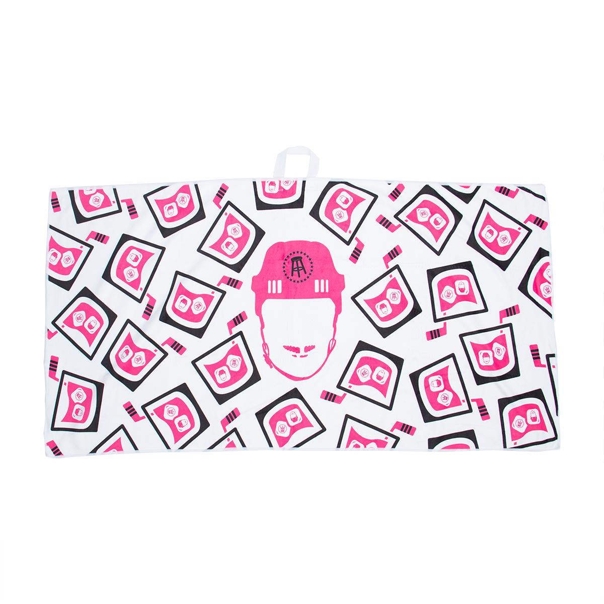 Pink Whitney Cocktails Golf Towel-Golf Accessories-Pink Whitney-White-One Size-Barstool Sports