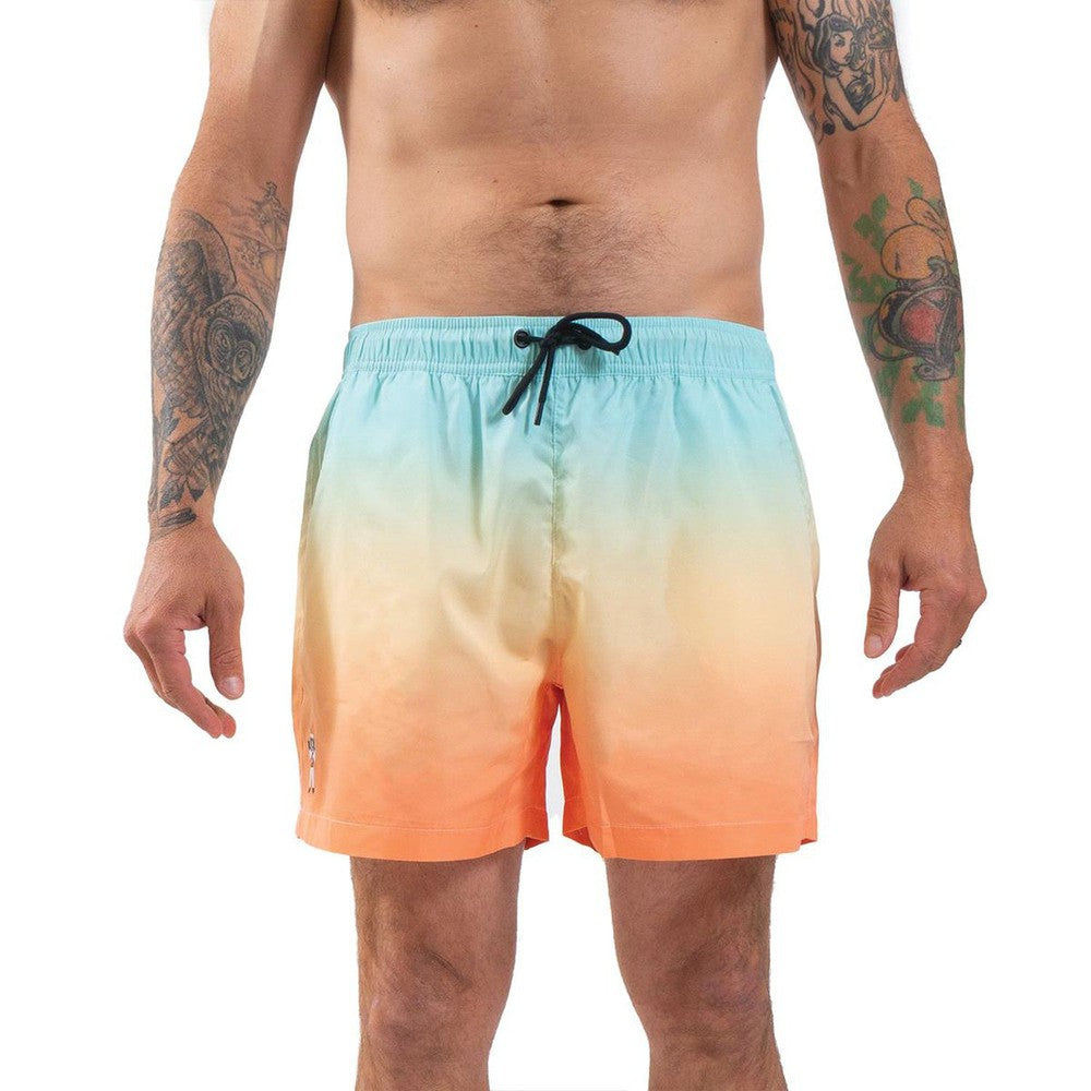 Moon Man Sunset Swim Trunks-Swimwear-KFC Radio-Barstool Sports
