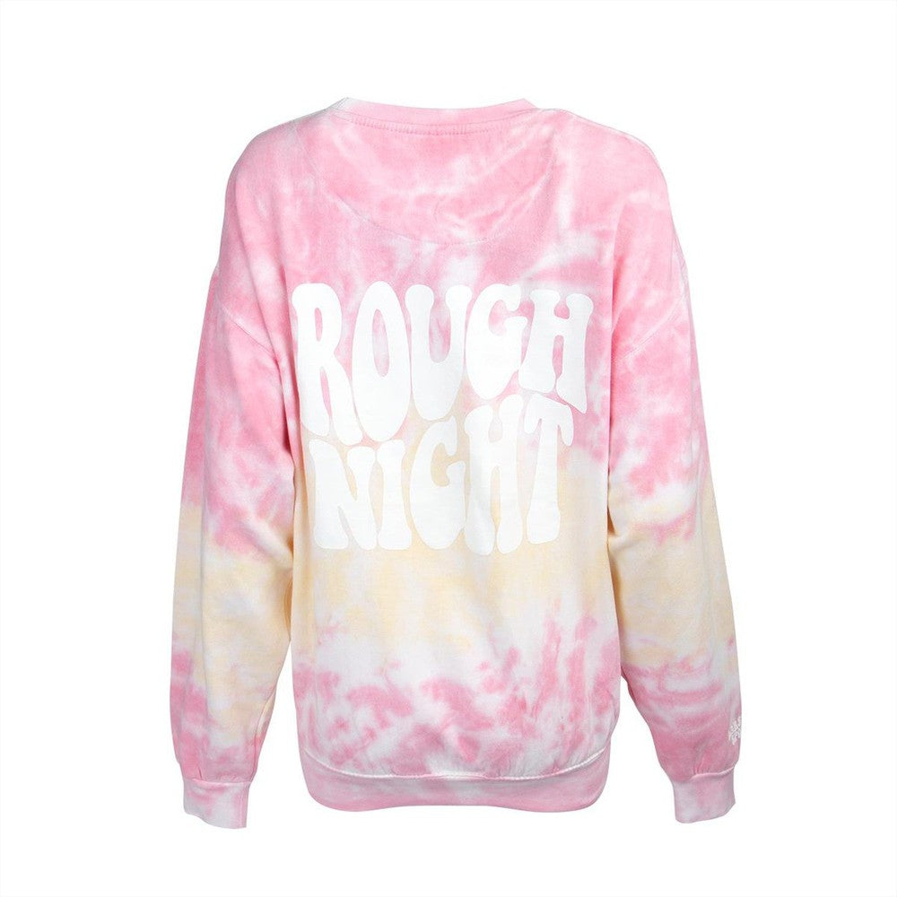 Rough Night Tie Dye Crewneck-Crewnecks-PlanBri Uncut-Barstool Sports